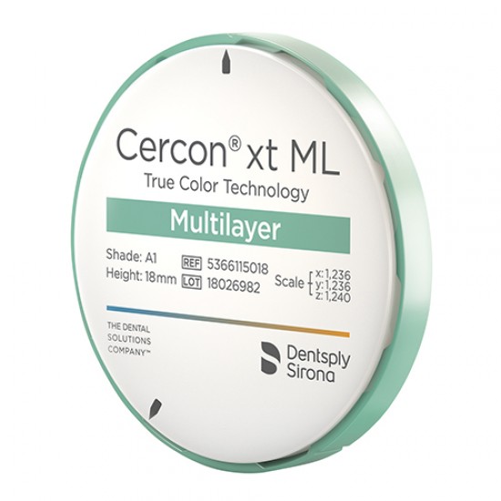 Buy Cercon XT Multilayer Zirconia Blocks Dentsply Online